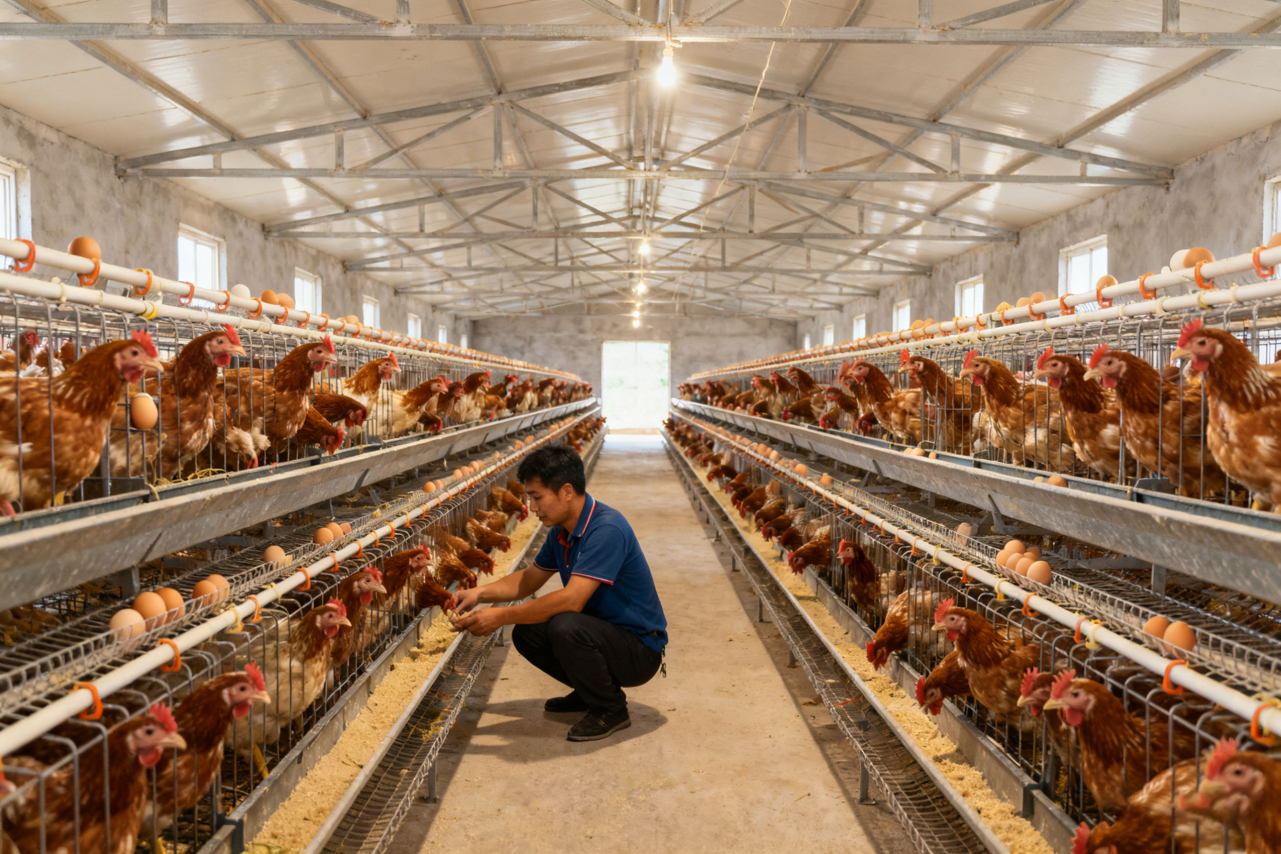 蛋鸡自动化养殖设备